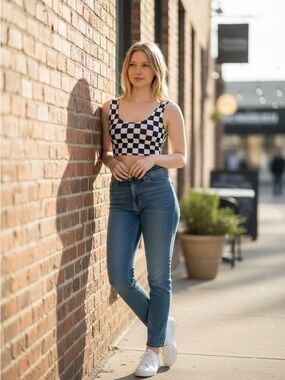 High-Rise Classic Blue Women’s Jeans